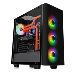 Thermaltake View 21 Tempered Glass RGB Plus Edition Black