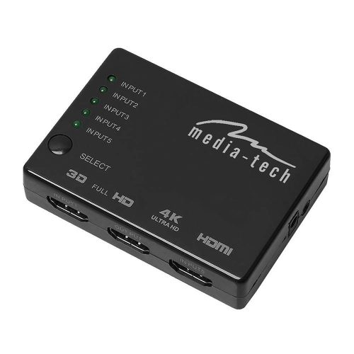 Media-Tech MT5207 5xHDMI SWITCH 4K