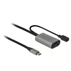   DeLock Active USB 3.1 Gen 1 extension cable USB Type-C 5m Black