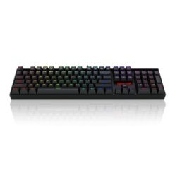   Redragon Mitra RGB Backlight Mechanical Keyboard Blue Switches Black HU