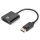 Assmann DisplayPort - DVI-I (Dual Link) Adapter/Converter cable 0,15m Black