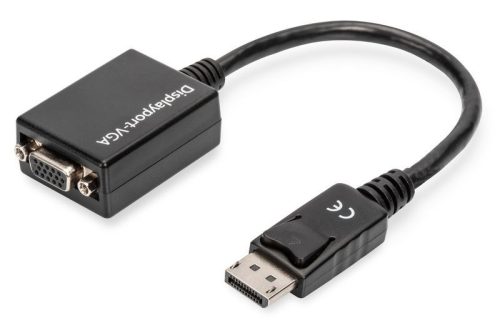 Assmann DisplayPort - VGA Adapter/Converter cable 0,15m Black