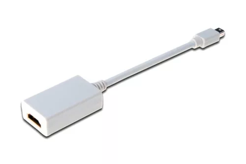 Assmann miniDisplayPort - HDMI Adapter/Converter cable 0,15m White