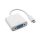 Akyga AK-AD-55 USB Type-C/VGA Adapter White