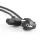 Gembird PC-186A-VDE Power cord (right angled C13) VDE approved 1,8m Black