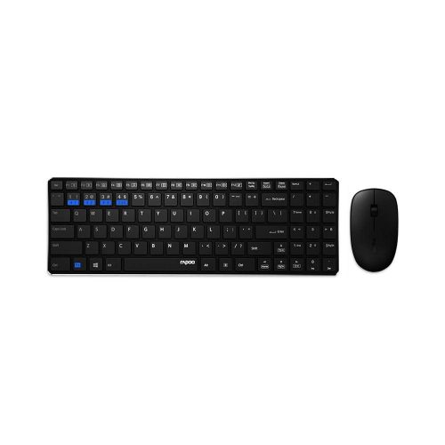 Rapoo 9300M Multi-mode Wireless Keyboard & Mouse Black HU