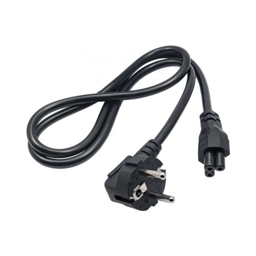 Akyga AK-NB-08A Cloverleaf Power Cable 1m Black