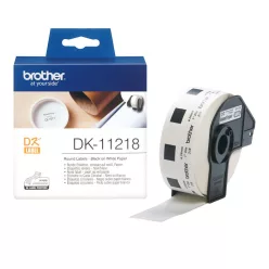   Brother DK-11218 elővágott öntapadós címke 400db/tekercs 24mm White