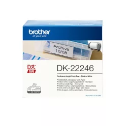   Brother DK-22246 folytonos szalagcímke 103mm x 30.48m öntapadós White