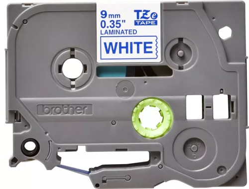 Brother TZe-223 laminált P-touch szalag (9mm) Blue on White