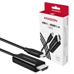 AXAGON RVC-HI14C USB-C > HDMI 1.4 cable 1,8m Black