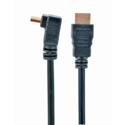   Gembird CC-HDMI490-10 HDMI High speed 90 degrees male to straight male connectors cable 19 pins gold-plated connectors 3m bulk package