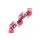 Brother TZe-MPRG31 laminált P-touch szalag (12mm) Black on Red Checkered - 4m