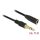 DeLock Stereo Jack Extension Cable 3.5 mm 3 pin male to female 5m Black