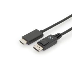 Assmann DisplayPort adapter cable, DP - HDMI type A 2m Black