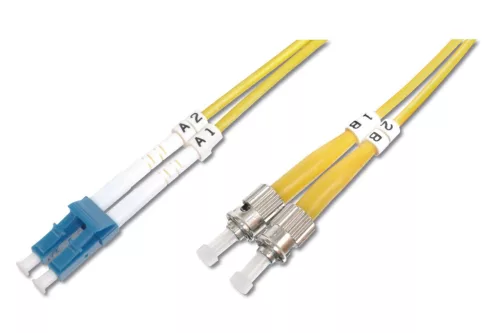 Digitus DK-2931-01 száloptikás kábel 1 M LC ST I-VH OS2 Yellow