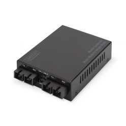   Digitus DN-82124 hálózati média konverter 1000 Mbit/s 1310 nm Single-mode, Multi-mode Black
