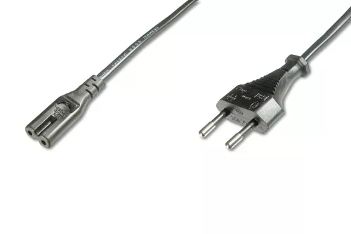 Assmann Power Cord, Euro - C7 1,8m Black