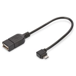 Assmann USB 2.0 adpter cable, OTG, type micro B - A