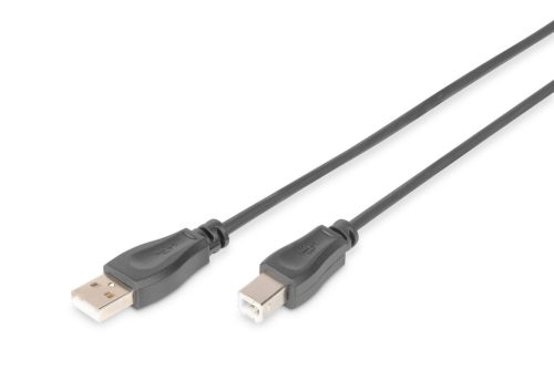 Assmann USB 2.0 connection cable, type A - B 0,5m Black