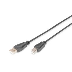 Assmann USB 2.0 connection cable, type A - B 1m Black