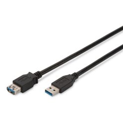 Assmann USB 3.2 extension cable, type A 3m Black