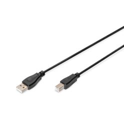 Assmann USB connection cable, type A - B 1m Black