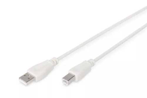 Assmann USB connection cable, type A - B 1,8m Beige