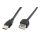 Assmann USB extension cable, type A 3m Black