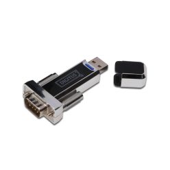 Digitus USB to Serial Adapter, RS232 Black