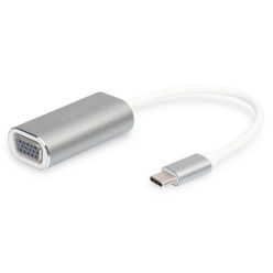 Digitus USB Type-C 1080p VGA Adapter, 20cm cable length Grey