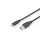 Assmann USB Type-C connection cable, type C to A 1m Black