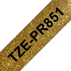   Brother TZe-PR851 laminált P-touch szalag (24mm) Black on Gold - 8m