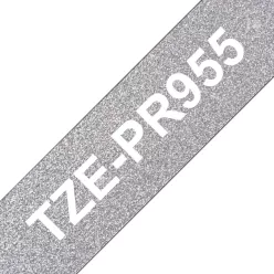   Brother TZe-PR955 laminált P-touch flexibilis szalag (24mm) Black on Grey - 8m