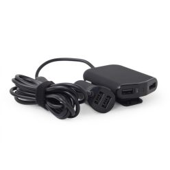 Gembird EG-4U-CAR-01 Pure Power 4-Port Car Charger Black