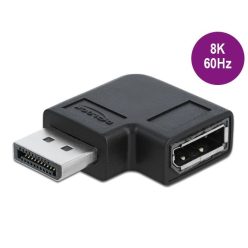   DeLock DisplayPort 1.4 Adapter male to female 90° left angled 8K 60 Hz