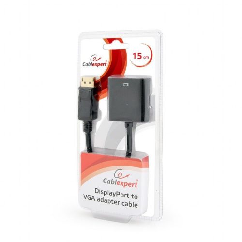 Gembird AB-DPM-VGAF-02 DisplayPort to VGA adapter cable blister Black