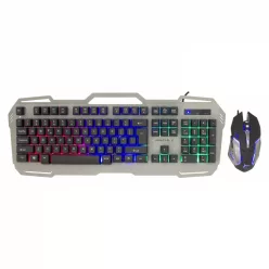   White Shark GMK-1901 Apache 2 keyboard + mouse combo Silver HU