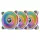 Thermaltake Riing Quad 12 RGB Radiator Fan White TT Premium Edition (3-Fan Pack)