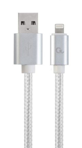 Gembird CCB-mUSB2B-AMLM-6-S USB2.0 - Lightning cable 1,8m Silver