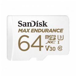   Sandisk 64GB microsSDXC Max Endurance Class 10 U3 V30 adapter nélkül