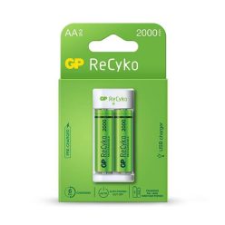 GP ReCyko Eco E211 akkutöltő + 2×AA GP ReCyko 2000