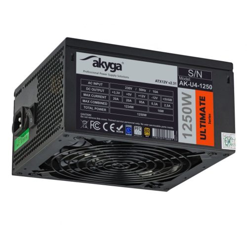 Akyga 1250W 80+ Gold ATX AK-U4-1250