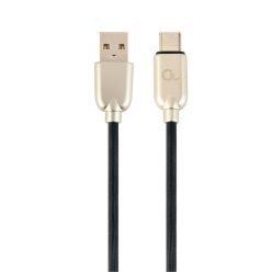   Gembird CC-USB2R-AMCM-2M Premium rubber Type-C USB charging and data cable 2m Black