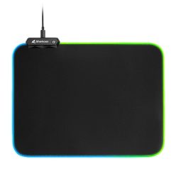 Sharkoon 1337 RGB V2 Gaming Mat 360 Egérpad Black