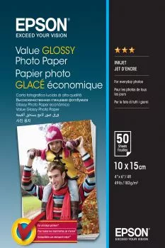 Epson Value 183g 10x15cm 100db Fényes Fotópapír