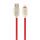 Gembird CC-USB2R-AMLM-1M-R Premium rubber 8-pin charging and data cable 1 m red