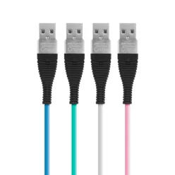   Delight Android microUSB adatkábel szilikon bevonat 1m (több szín)
