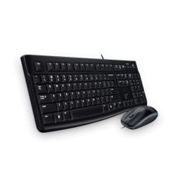 Logitech MK120 USB billentyűzet + egér Black HU