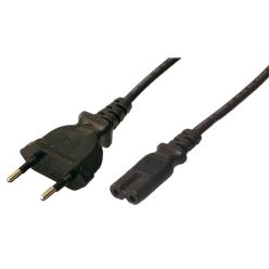   Logilink CP092 Power cord Euro male to IEC C7 female 1,80m Black